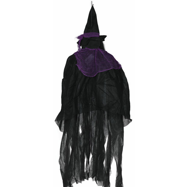 Fiestas Guirca Decoratie pop heks - met licht/geluid - 120 cm - Halloween thema - Halloween poppen