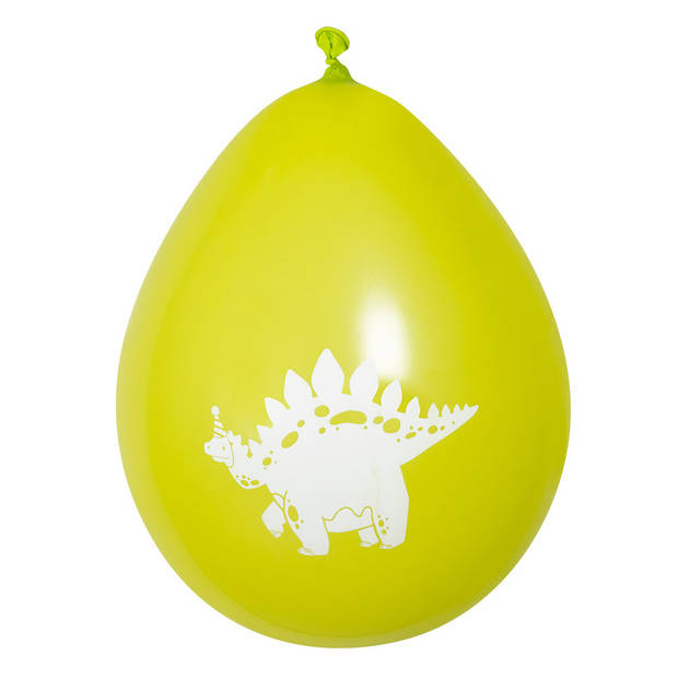 Boland 18x dino ballonnen - ca. 25 cm - Feestversiering en decoraties - Ballonnen