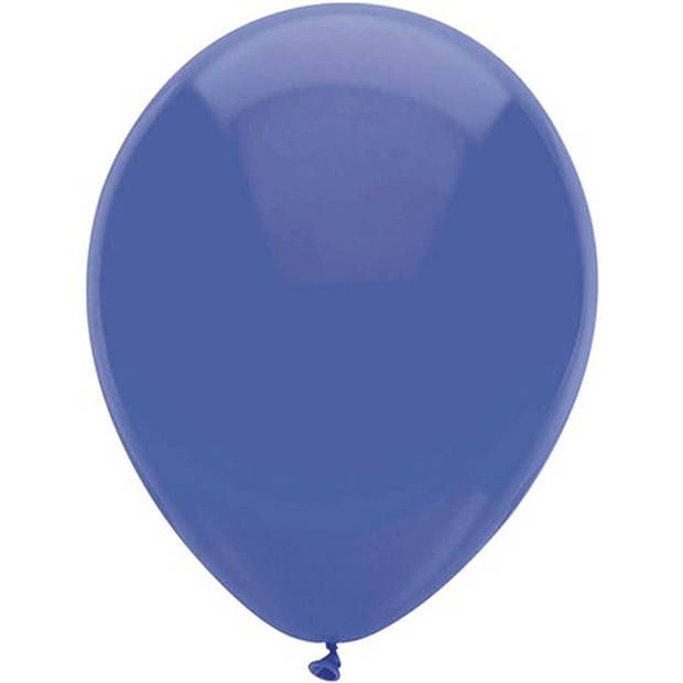 Ballonnen verjaardag/thema feest - 200x stuks - marine blauw - 29 cm - Ballonnen