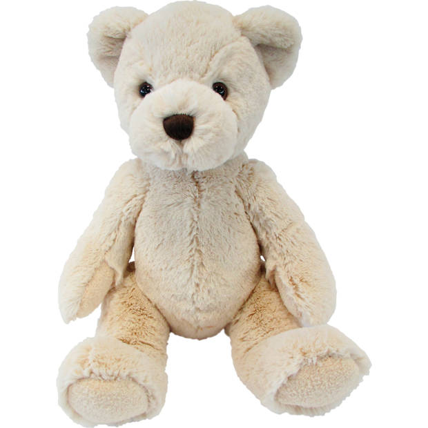 Pluche knuffel dieren teddy beer beige 32 cm - Knuffelberen