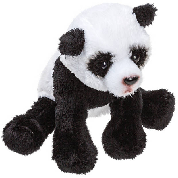 Pluche Panda knuffeldier van 13 cm - Knuffeldier