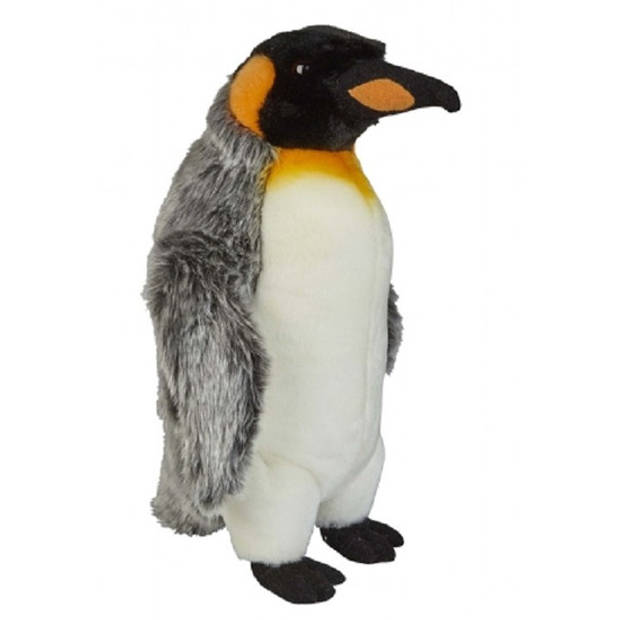 Pluche koningspinguin knuffel 32 cm knuffeldieren - Vogel knuffels