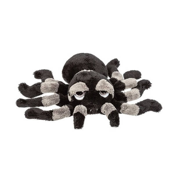 Suki gifts Pluche knuffel spinnen 2x stuks - tarantulas - 13 cm - speelgoed - Knuffeldier