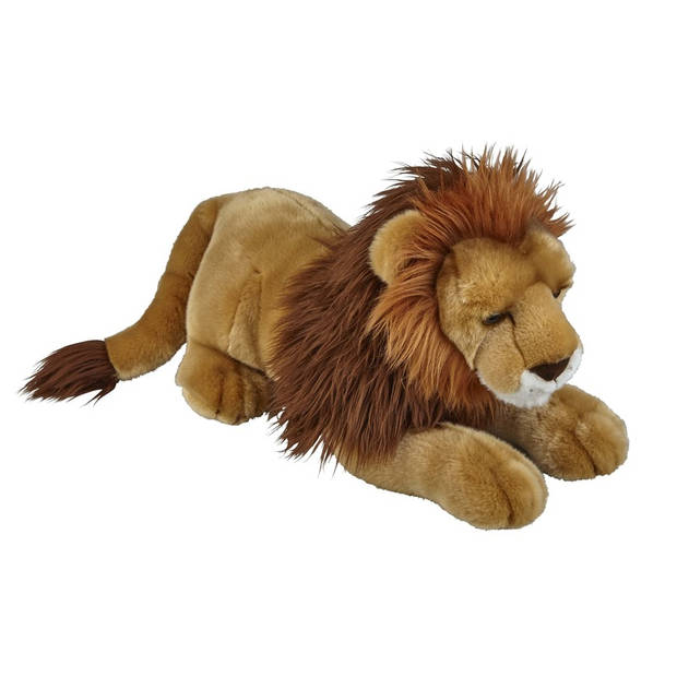 Ravensden pluche knuffeldier Leeuw - 50 cm - groot - leeuwen - safaridieren - Knuffeldier