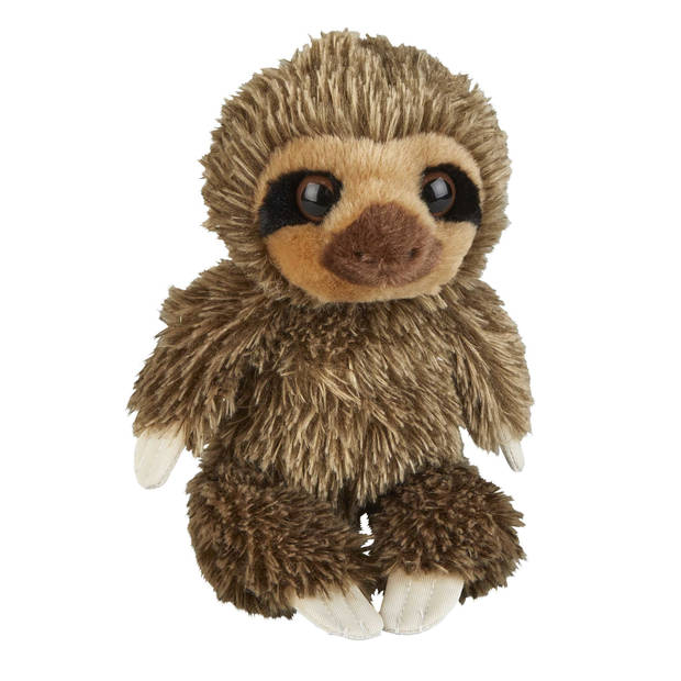 Pluche knuffel dieren Luiaard 18 cm - Knuffeldier