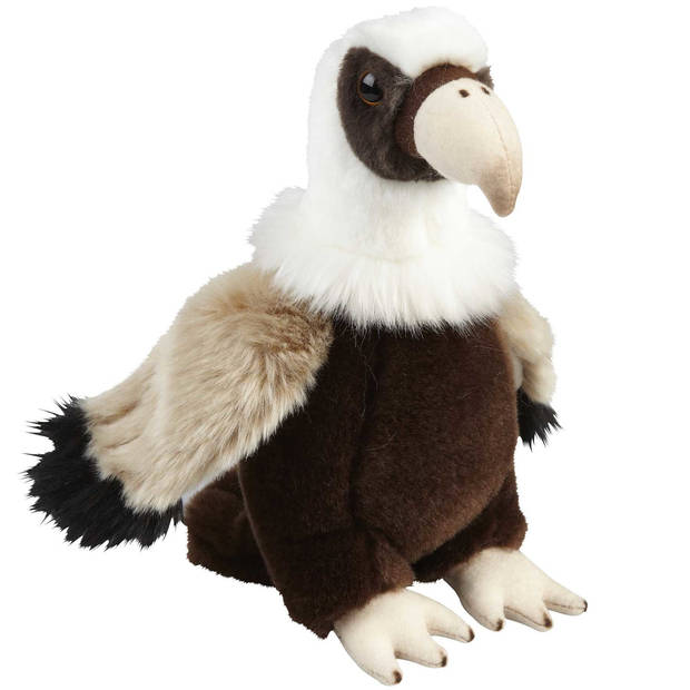 Pluche knuffel dieren Vale Gier roofvogel van 18 cm - Vogel knuffels