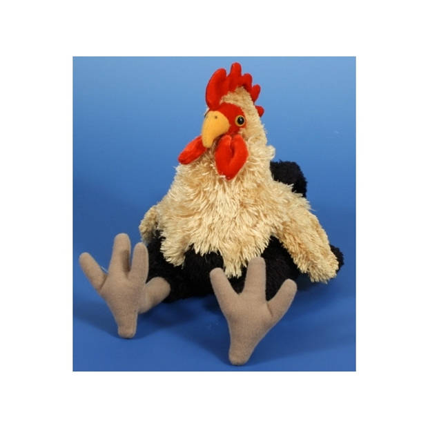 Pluche kip/haan knuffel 23 cm - Knuffel boederijdieren