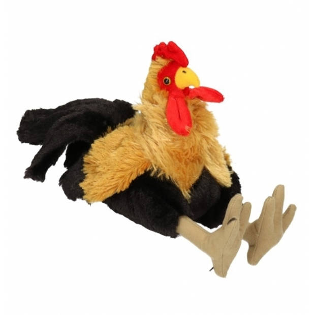 Pluche kip/haan knuffel 23 cm - Knuffel boederijdieren