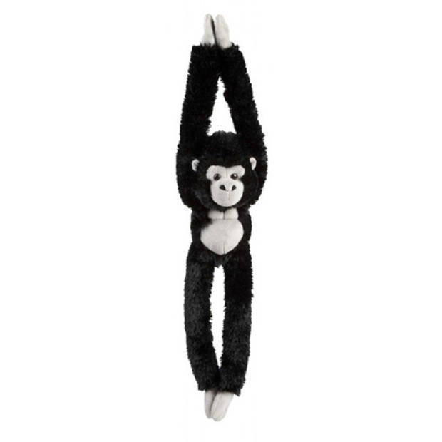 Zwarte gorillas knuffels 65 cm knuffeldieren - Knuffel bosdieren