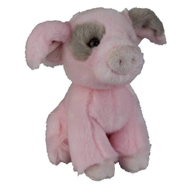 Pluche knuffel dieren Varken van 18 cm - Knuffel boederijdieren