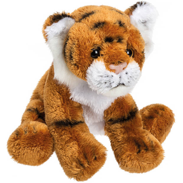 Pluche Tijger knuffeldier van 13 cm - Knuffeldier