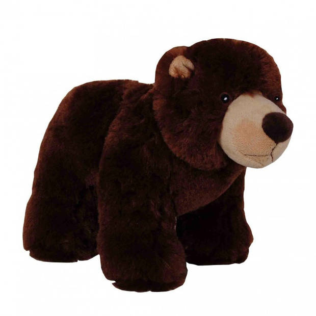 Bruine beer knuffel 35 cm knuffeldieren - Knuffelberen