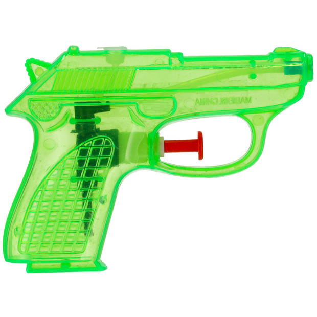 Cepewa Waterpistool Splash Gun - 4x - klein model - 12 cm - groen - Waterpistolen