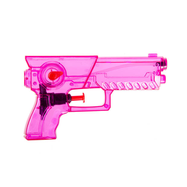 LG Design Waterpistool set - 4x - klein model - 15 x 8 x 3 cm - diverse kleuren - waterpistooltje - Waterpistolen