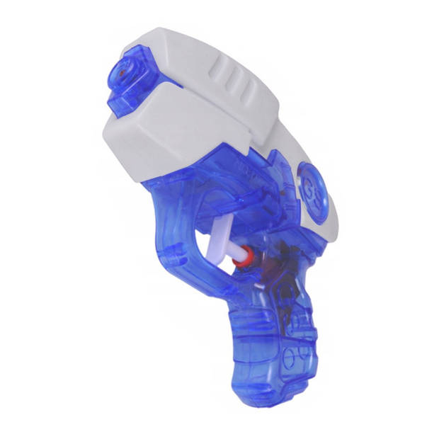 Concorde waterpistooltje/waterpistool - blauw/wit - 12 cm - speelgoed - Waterpistolen