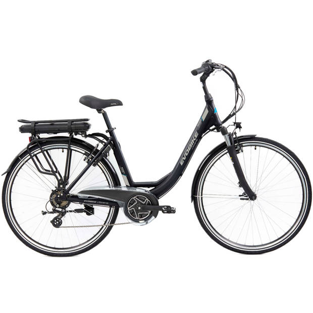 Minerva Elektrische Stadsfiets Evobike 28 Inch 49 cm Dames 7V V-Brakes Zwart