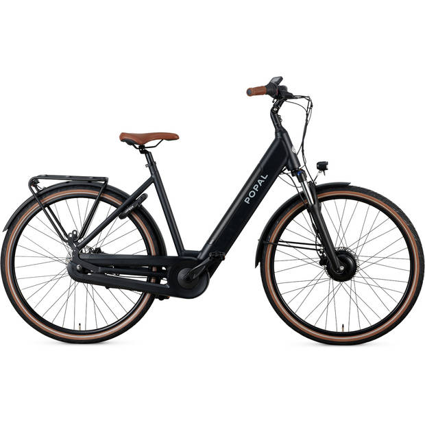 Popal Elektrische Stadsfiets Novel FM 28 Inch 53 cm Dames 7V Hydraulische schijfrem Matzwart