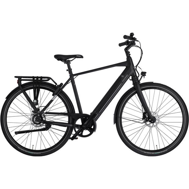 Rucanor Elektrische Stadsfiets Urban Plus 28 Inch 53 cm Heren Hydraulische schijfrem Matzwart