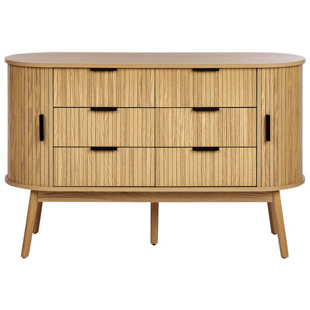 Beliani SELAH - Commode-Lichte houtkleur-MDF