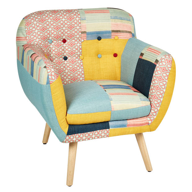 Beliani MELBY - Fauteuil-Multicolor-Polyester