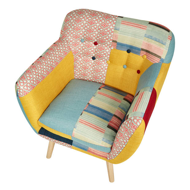 Beliani MELBY - Fauteuil-Multicolor-Polyester