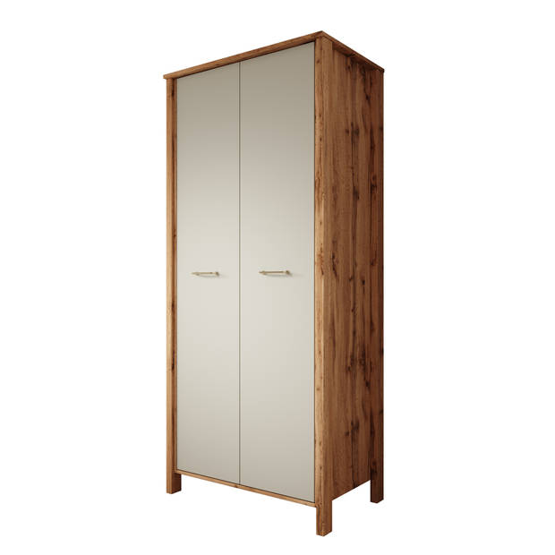 Meubella Kledingkast Isaac - Beige - 90 cm