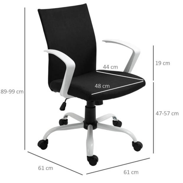 Bureaustoel met relaxfunctie - Ergonomische bureaustoel - Game stoel - 61 x 61 x 89-99 cm