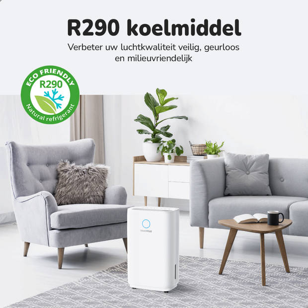 Bloomfold Luchtontvochtiger - 20L per Dag - Incl. Was-droog Functie