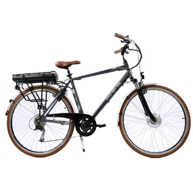 Minerva Elektrische Stadsfiets Estrel 28 Inch 53 cm Heren 9V V-Brakes Antraciet