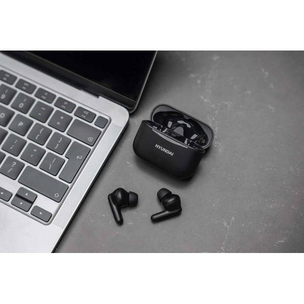 Hyundai Electronics Draadloze Bluetooth In-ear Oordopjes - Harmony - Zwart