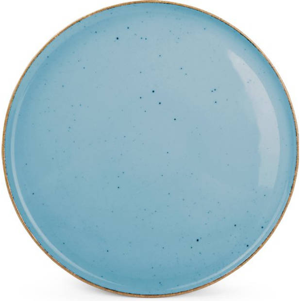 BonBistro Plat bord 26cm blauw Collect (Set van 6)