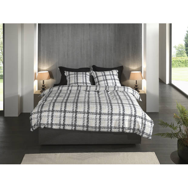 Heckett Lane Dekbedovertrek Flanel Enio - multi 260x200/220cm