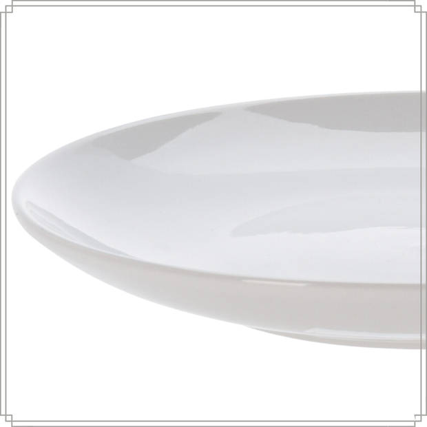 OTIX Ontbijtborden - Bordenset - 6 Persoons - Dessertbord - 19cm - Porselein - BIRCH