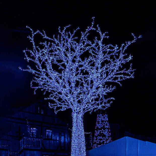 Springos Kerstverlichting 15 m 300 LED Blauw