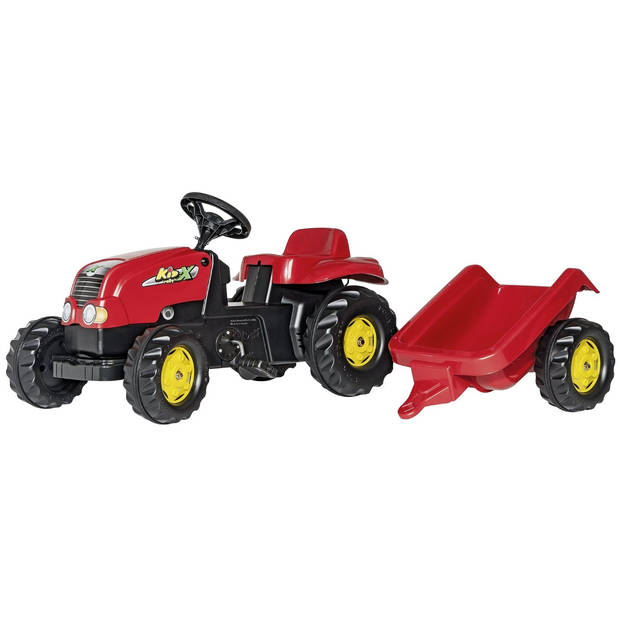 Rolly Toys traptractor RollyKid-X junior rood