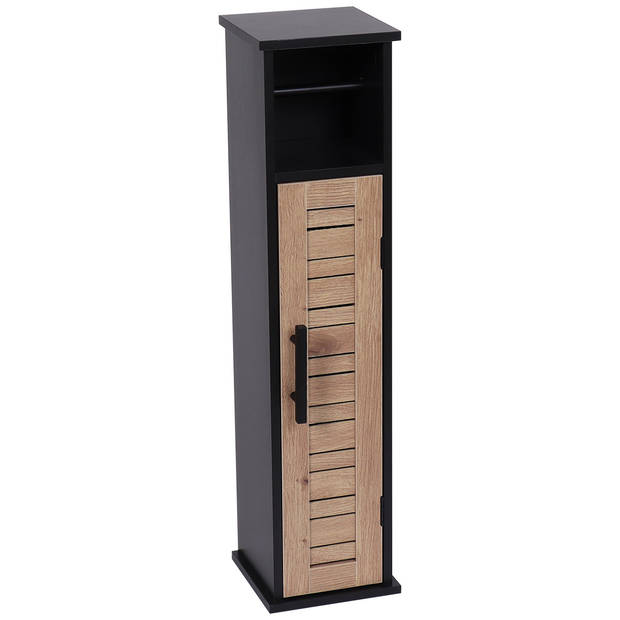 Toiletrolhouder met toiletroldispenser serie Bergen - 18x18x75 cm