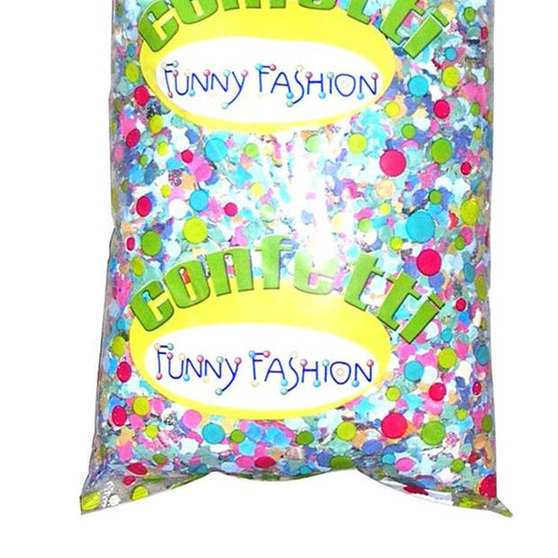 Funny Fashion Confetti snippers van papier - multi colours - 500 gram - Confetti