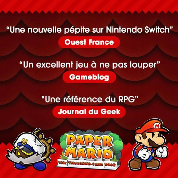 Paper Mario: The Millennium Door • Nintendo Switch-spel