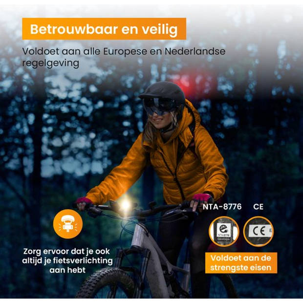 R2B Fietshelm Volwassenen voor Speed Pedelec & Snorfiets - LED-verlichting - Maat XL - 61-64 cm - Fietshelm Dames