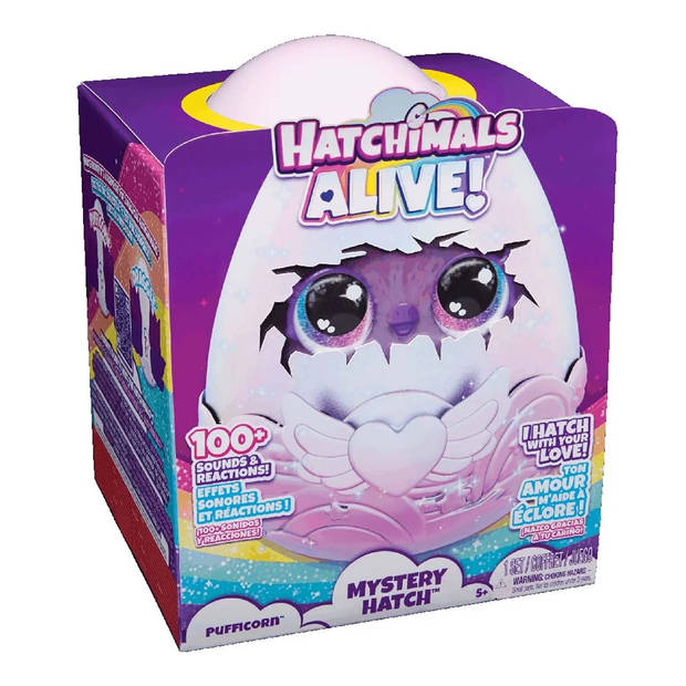 Hatchimals Alive Secret Hatch Pufficorn