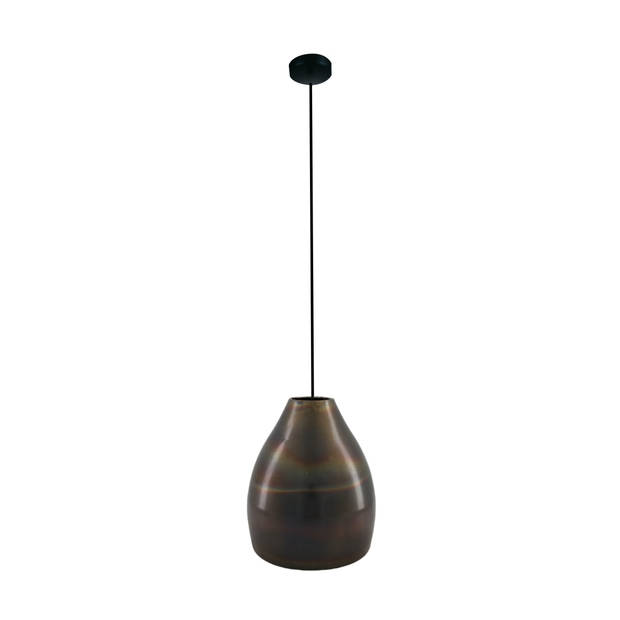 DKNC - Hanglamp metaal - 24x24x28cm - Zwart