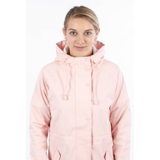 Regenjas Dames • MIZZLE • Licht roze/Wit