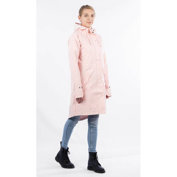 Regenjas Dames • MIZZLE • Licht roze/Wit