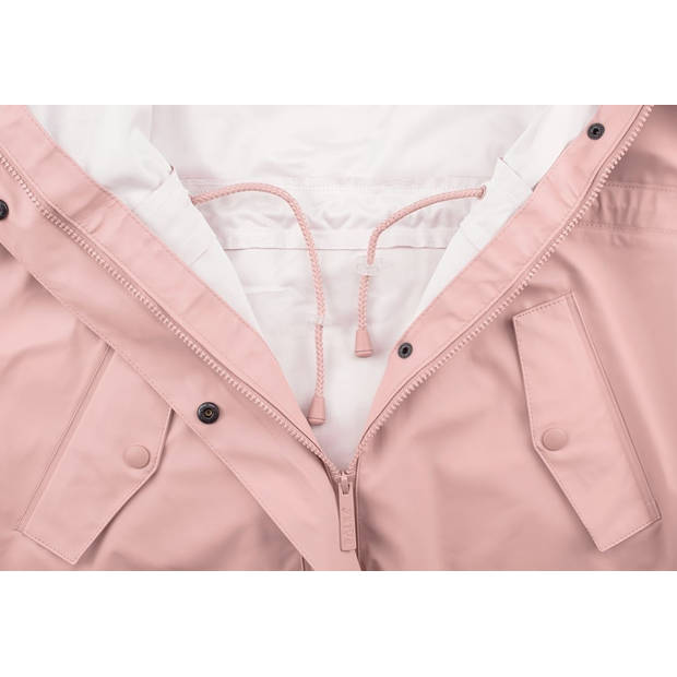 Regenjas Dames • MIZZLE • Licht roze/Wit