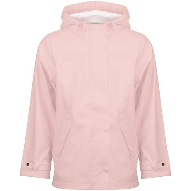 Regenjas Junior • SPRINKLE • Licht roze/Wit