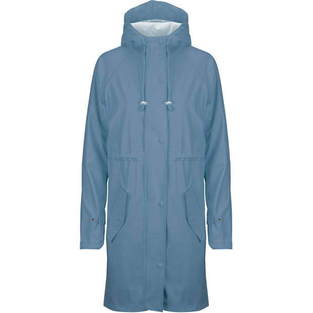 Ralka® - Regenjas Dames • MIZZLE • Blauw/Wit