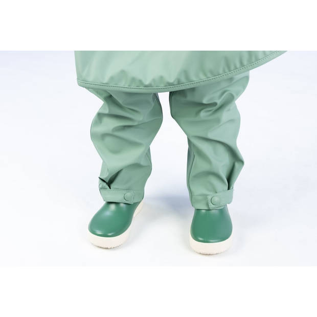 Regenbroek Junior • DRIZZLE • Groen/Wit