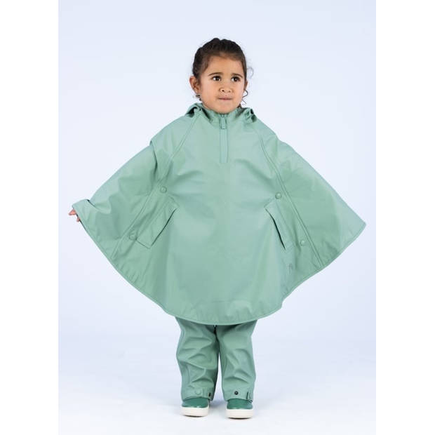 Regenbroek Junior • DRIZZLE • Groen/Wit