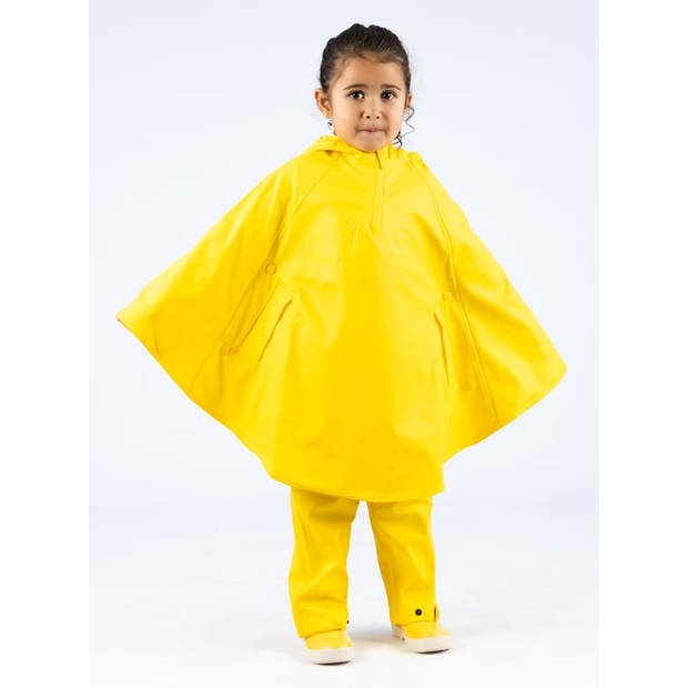 Regenponcho Junior • SPARKLE • Geel/Wit