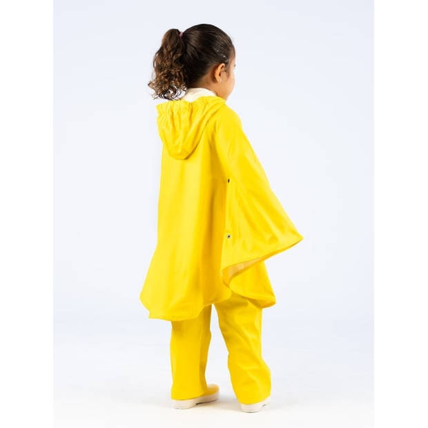 Regenponcho Junior • SPARKLE • Geel/Wit